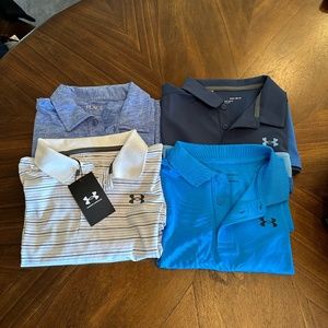 Boys active collared shirt 4 pack